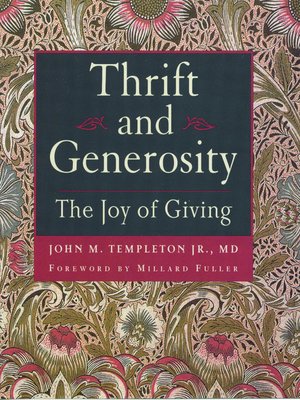 cover image of Thrift & Generosity
